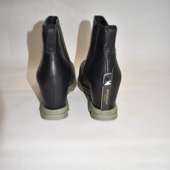 Sorel Joan of Arctic Wedge III Chelsea Bootie Size 12 Dark Moss Sage NL4588 - Picture 7 of 10